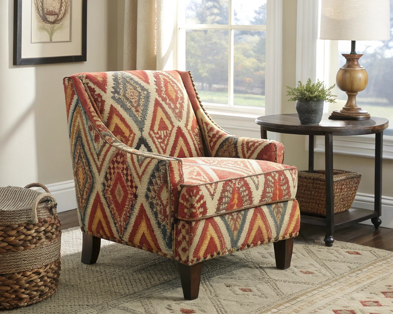 Choosing the right anchor fabric is the first step in unifying your room's design.