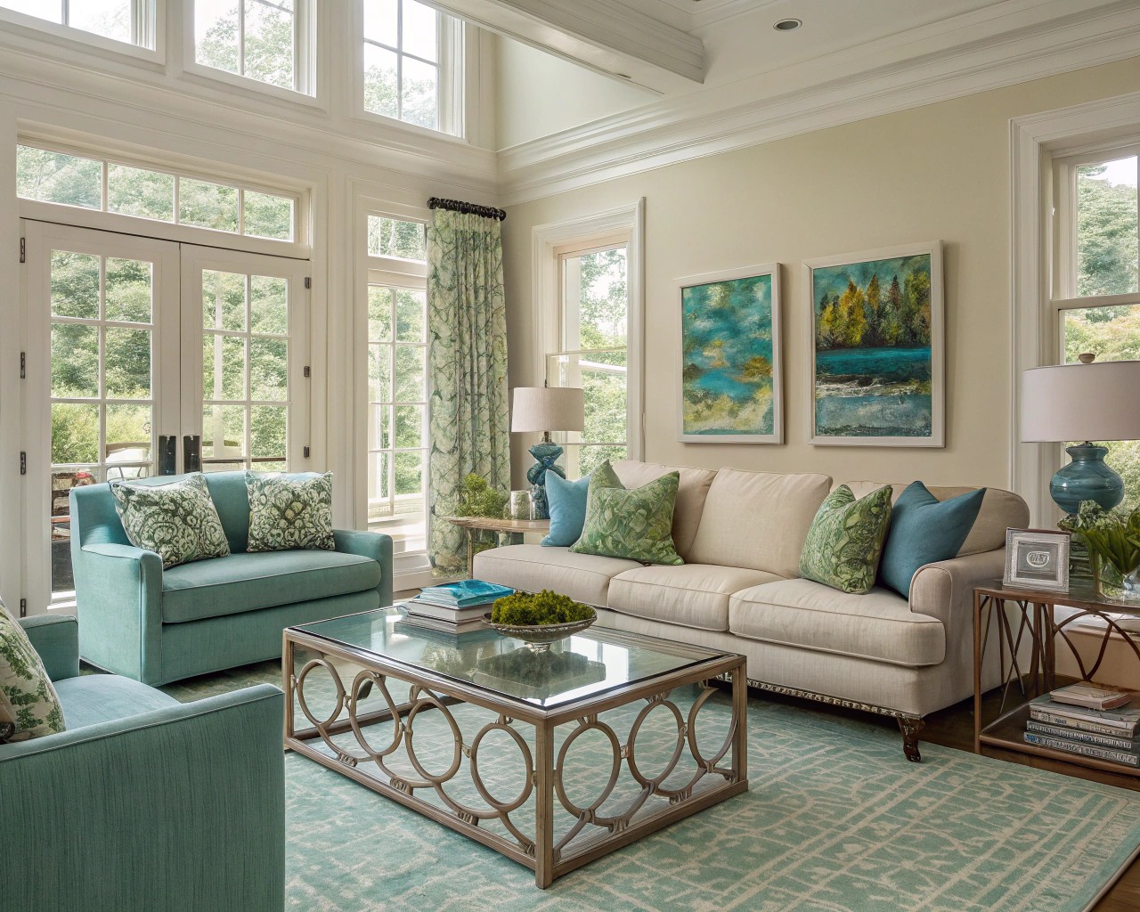 Using design triangulation to create cohesive and balanced interiors.